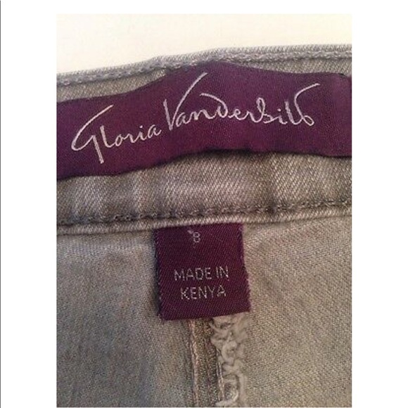 Gloria Vanderbilt Amanda Straight Leg Jeans 8 - Picture 7 of 8